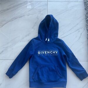 Like new Givenchy Blue Sweatshirt Hoodie with Brand Logo